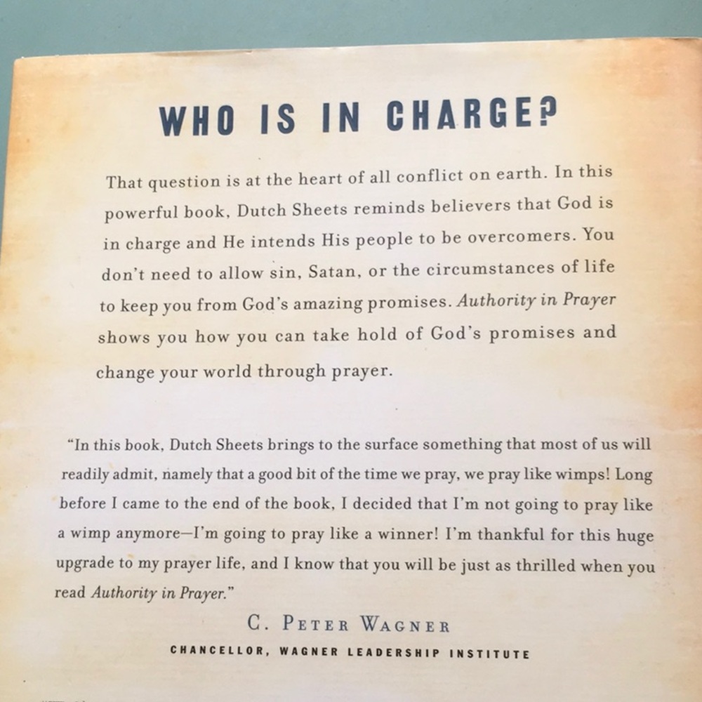 Authority In Prayer: Praying with Purpose Book - Picture 9 of 9
